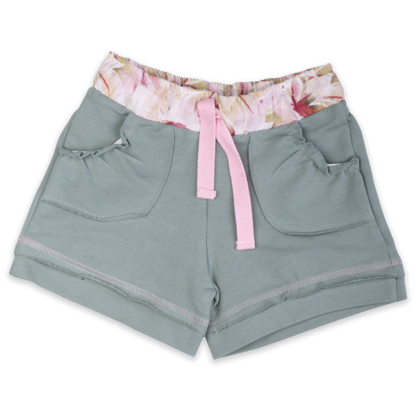 Nixie sage knit shorts