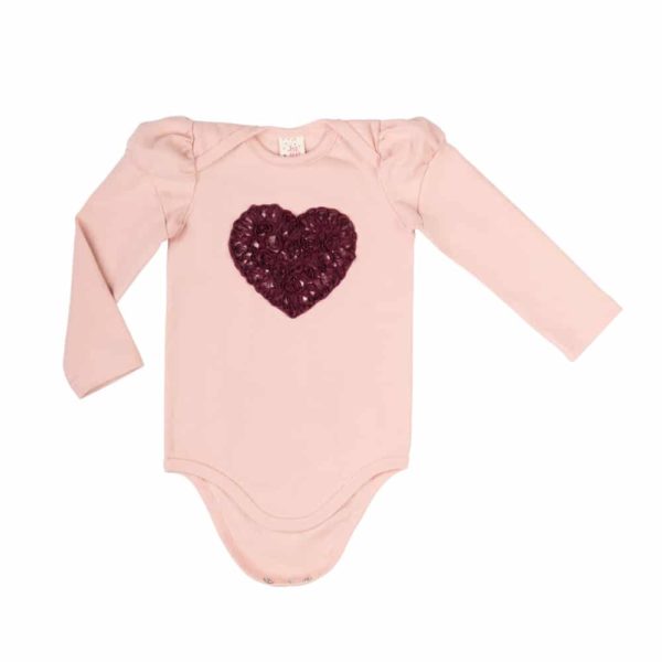 Sweet Pea pink babygrow