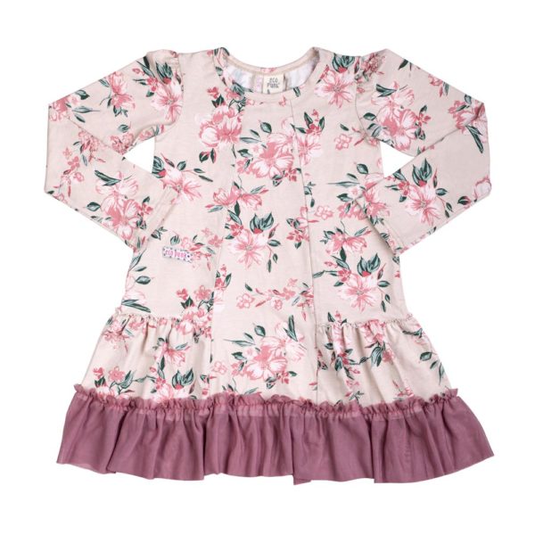 Blossom pink floral dress