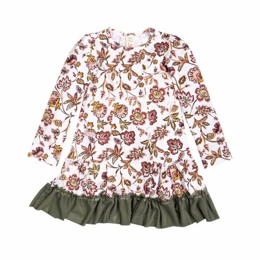 Blossom white floral dress